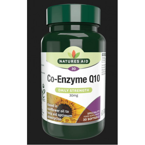 Natures aid co-q10 30mg softgels 30 db